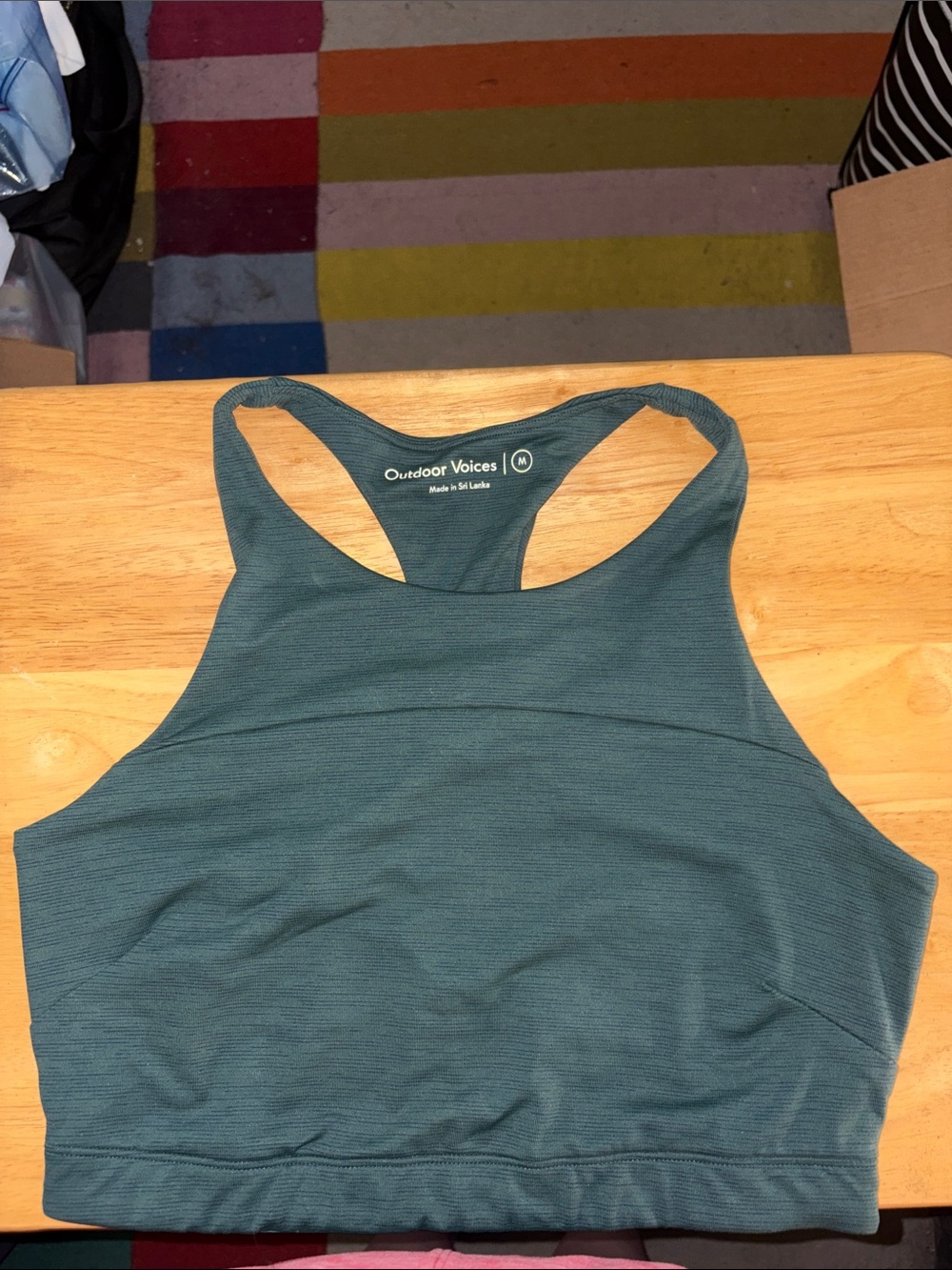 Outdoor Voices Move Free Crop Top Sports Bra, Medium